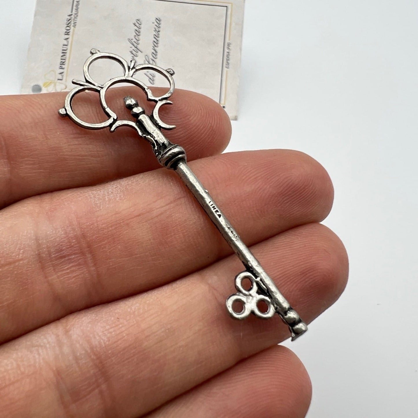 Microfusione in Argento 800 Chiave miniatura Vintage da collezione Categoria  Sheffield & Argento