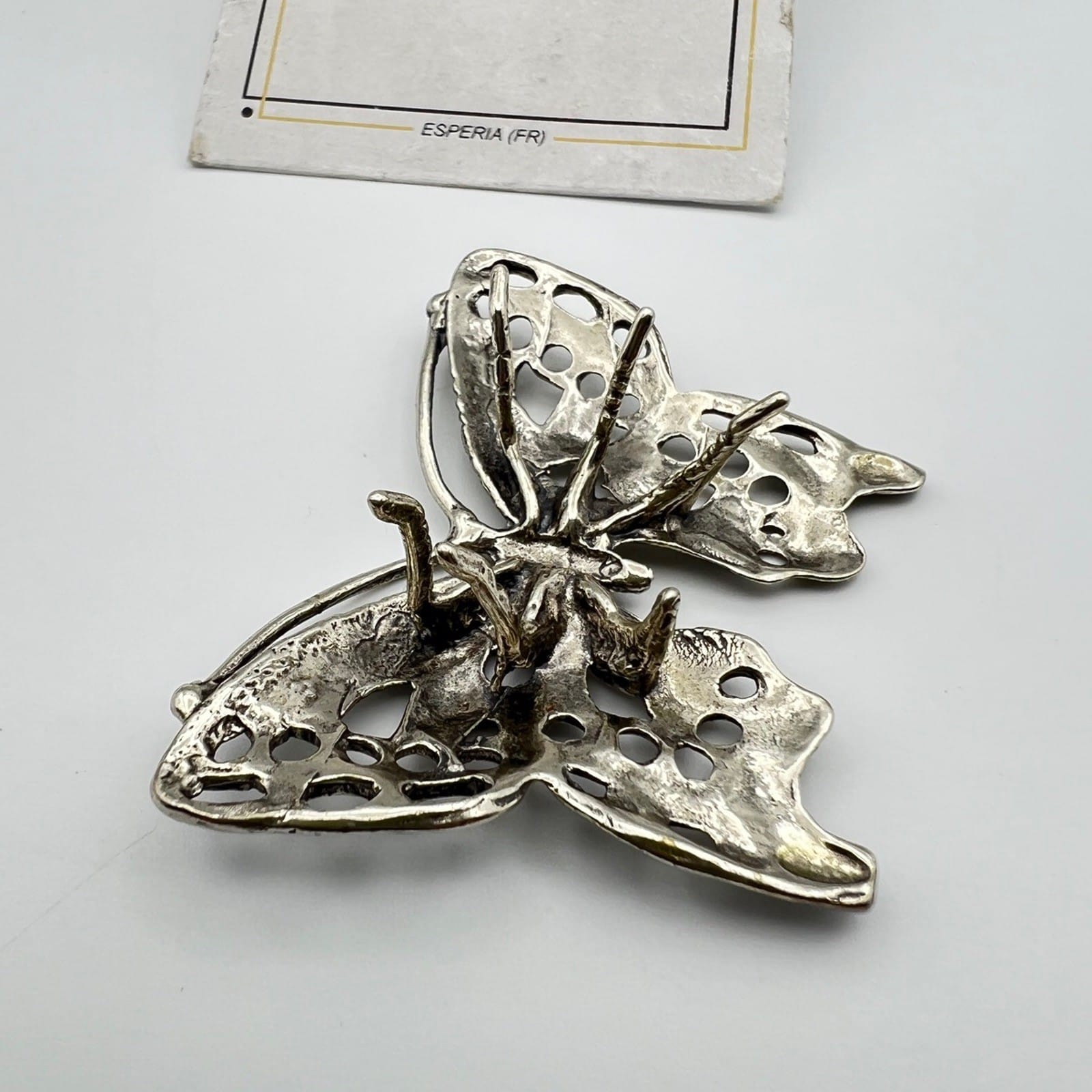Microfusione in Argento 800 Farfalla miniatura Vintage da collezione Categoria  Sheffield & Argento