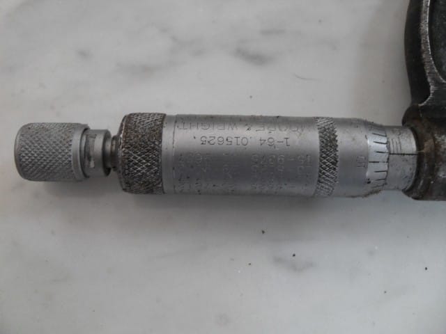 MICROMETRO INGLESE D'EPOCA MARCA MOORE & WRIGHT - VECCHIO STYRUMENTO DI MISURA Categoria  Attrezzi e Strumenti
