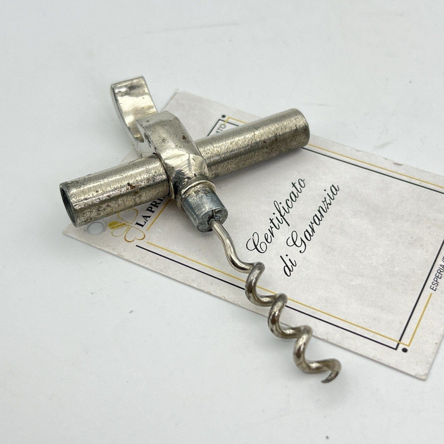 Mini Cavatappi Tascabile cromato da collezione vintage tirebouchon apribottiglie Categoria  Cavatappi