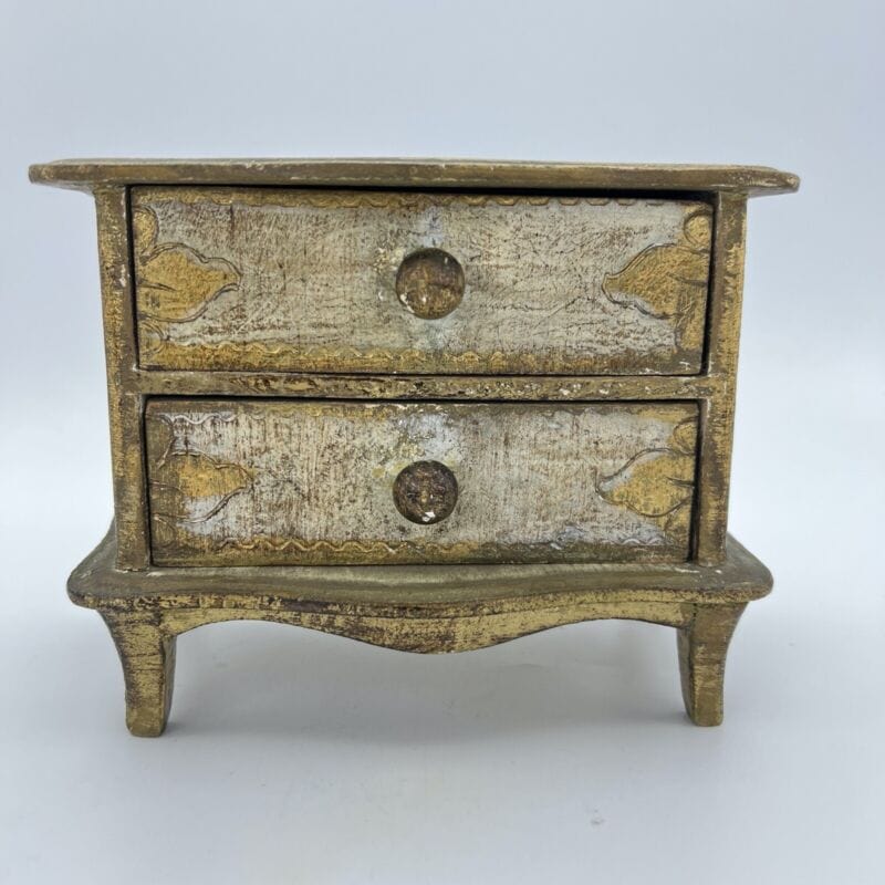 Dollhouse Miniature Wood Queen Anne Highboy Dresser in Dollhouse Miniature Wood Queen Anne Highboy Dresser in