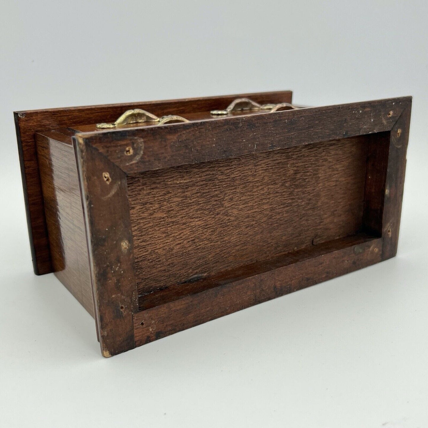 Mobile antico in miniatura Ribalta portagioie legno con cassetti stile 800 Comò Categoria  Giocattoli vintage
