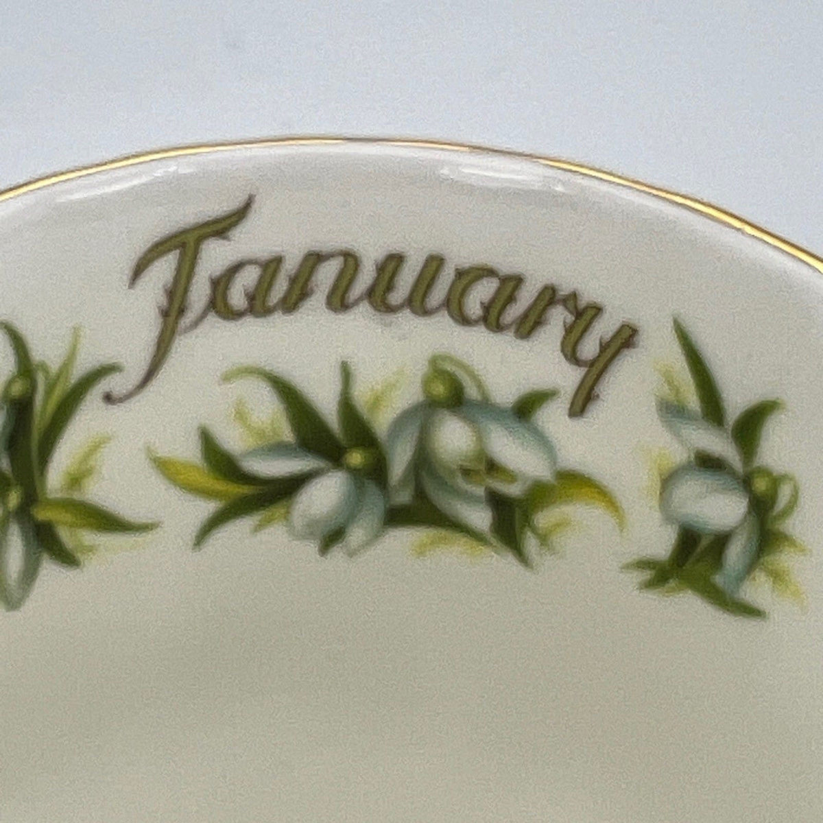 Mug Tazza in porcellana Royal Albert con mese di GENNAIO Flower of the Month 900 Categoria  Servizio tazze - Tazze