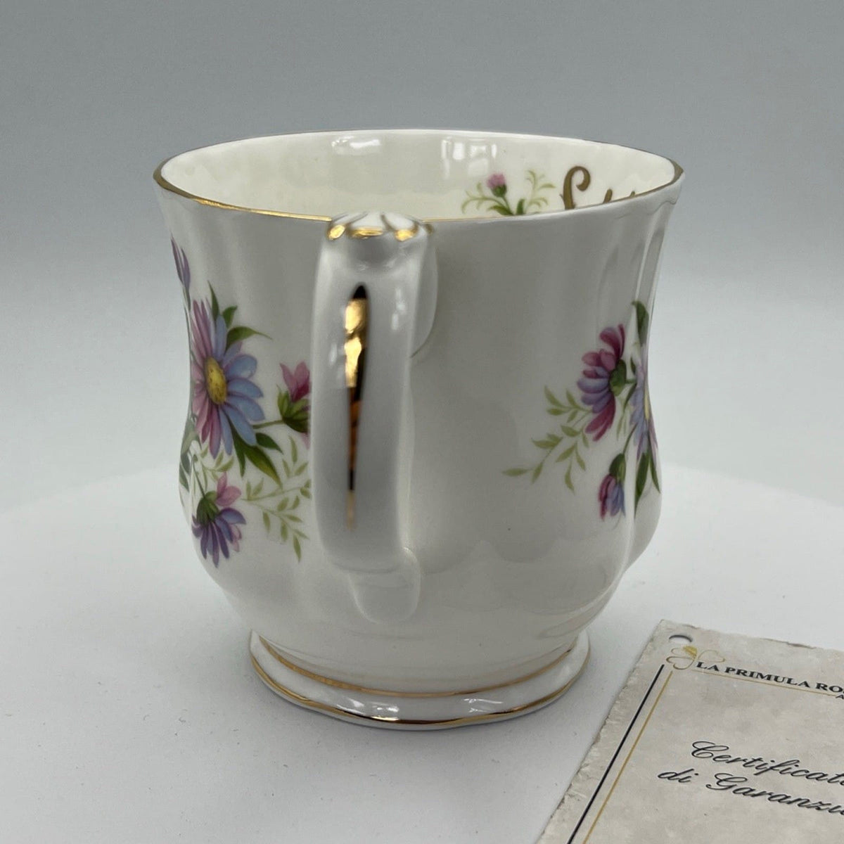 Mug Tazza in porcellana Royal Albert con mese di SETTEMBRE Flower of the Month Categoria  Servizio tazze - Tazze