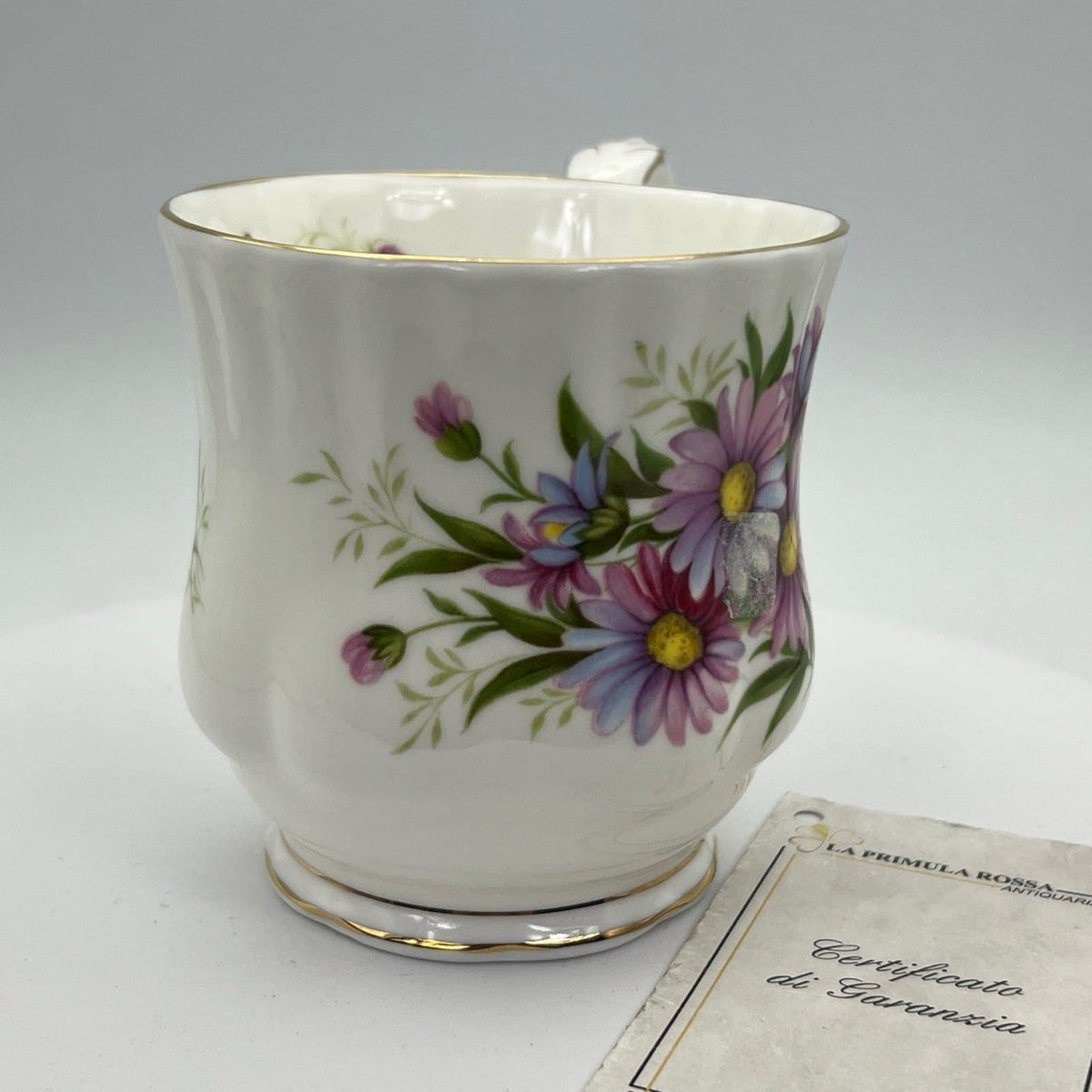 Mug Tazza in porcellana Royal Albert con mese di SETTEMBRE Flower of the Month Categoria  Servizio tazze - Tazze