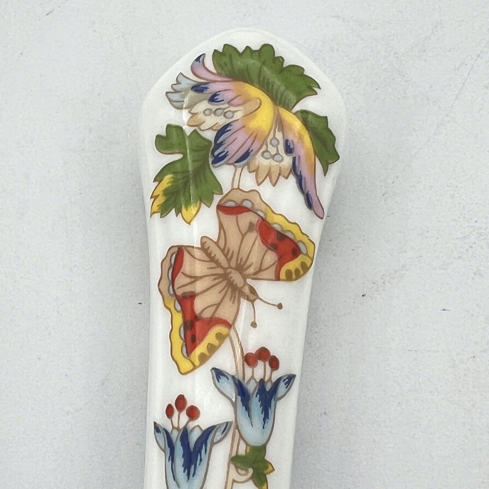 Paletta Vintage da per dolce manico impugnatura in porcellana Aynsley Farfalle Categoria  Sheffield & Argento