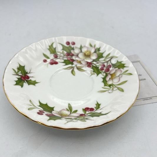 Piattino da tè The in porcellana Royal Albert inglese Winter Garden Natale Categoria  Servizio tazze - Tazze