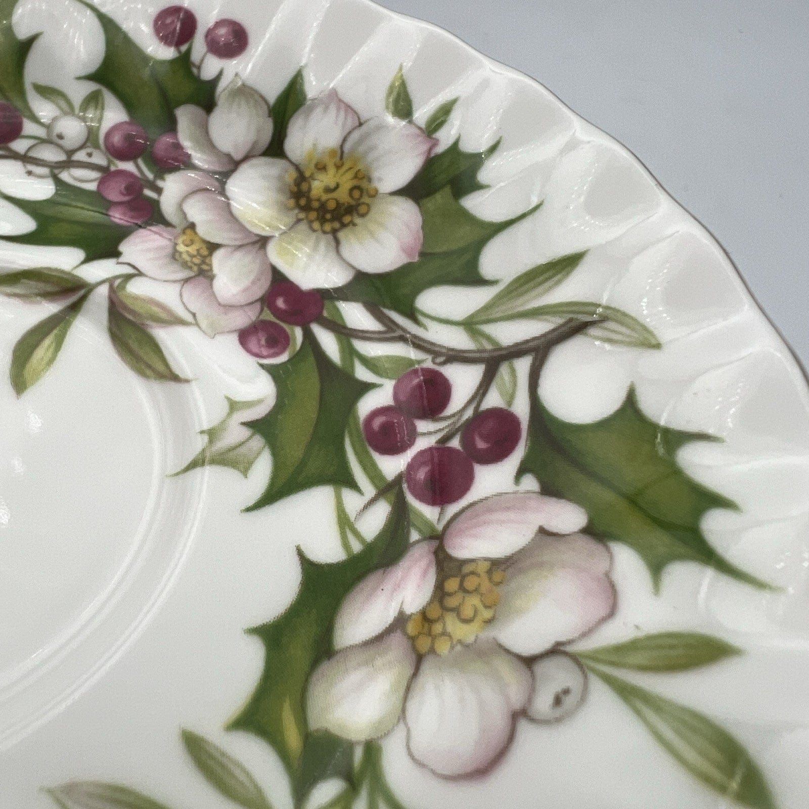 Piattino da tè The in porcellana Royal Albert inglese Winter Garden Natale Categoria  Servizio tazze - Tazze