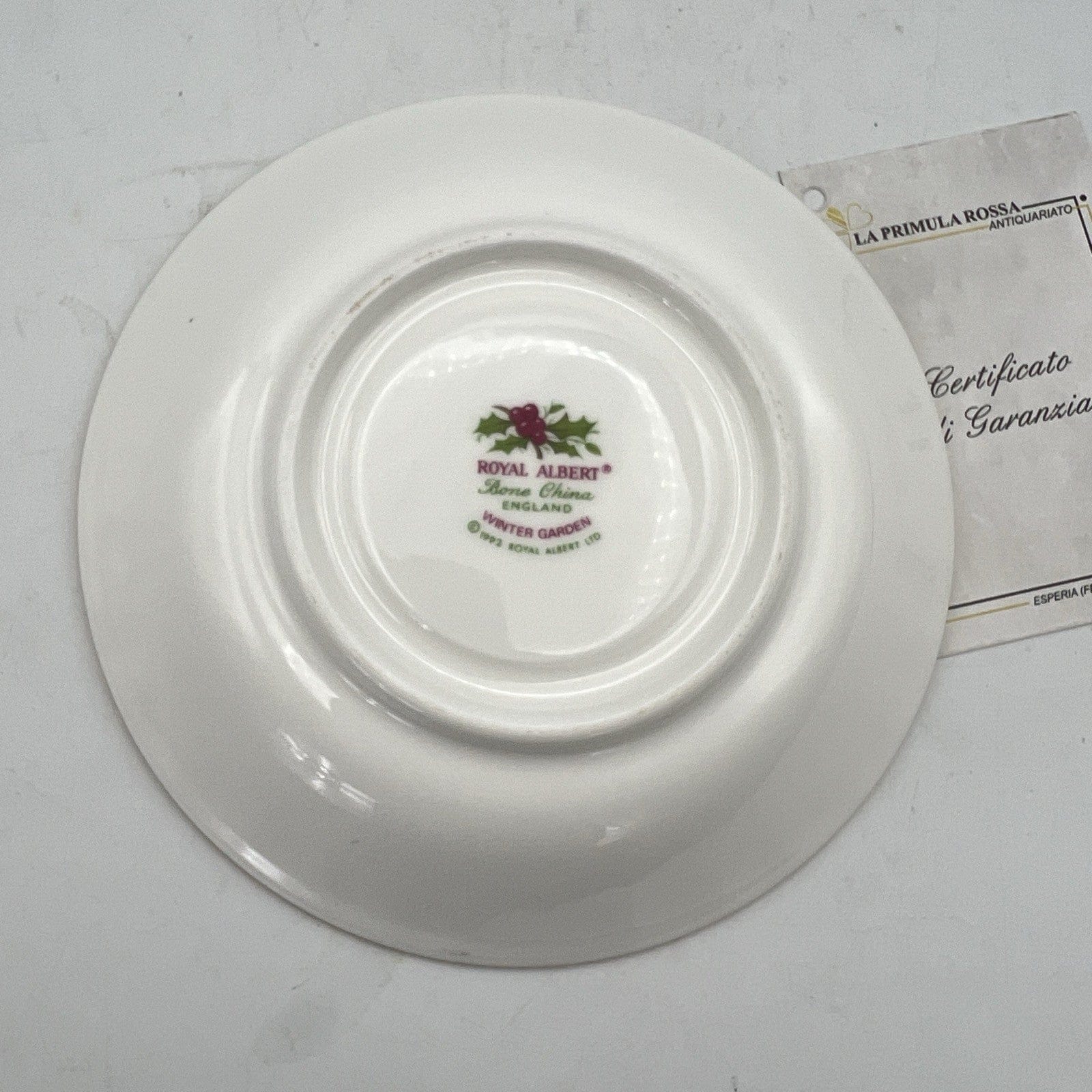 Piattino da tè The in porcellana Royal Albert inglese Winter Garden Natale Categoria  Servizio tazze - Tazze