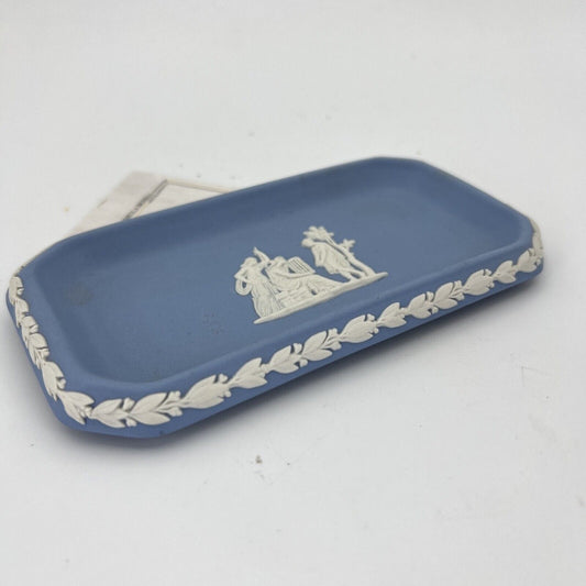 Piattino in porcellana Inglese Wedgwood Celeste Azzurro Vintage Vassoietto Categoria  Piatti e Piattini