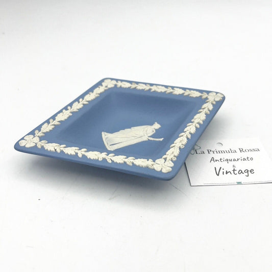 Piattino in porcellana Inglese Wedgwood Celeste Azzurro Vintage Vassoietto Rombo Categoria  Piatti e Piattini