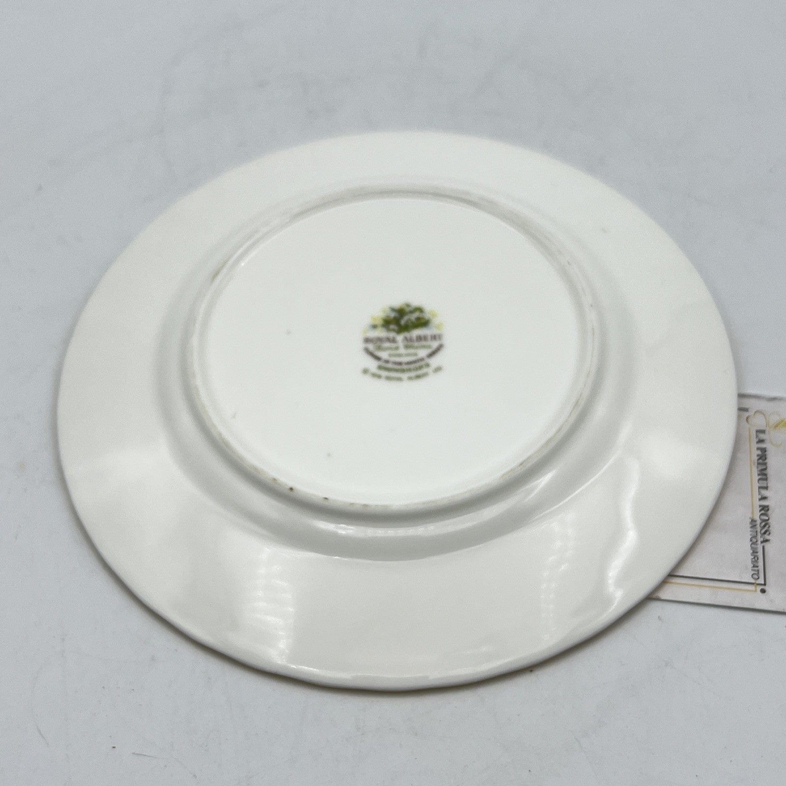 Piattino piatto da dolce per tazza tazzina Royal Albert con mese inglese GENNAIO Categoria  Servizio tazze - Tazze