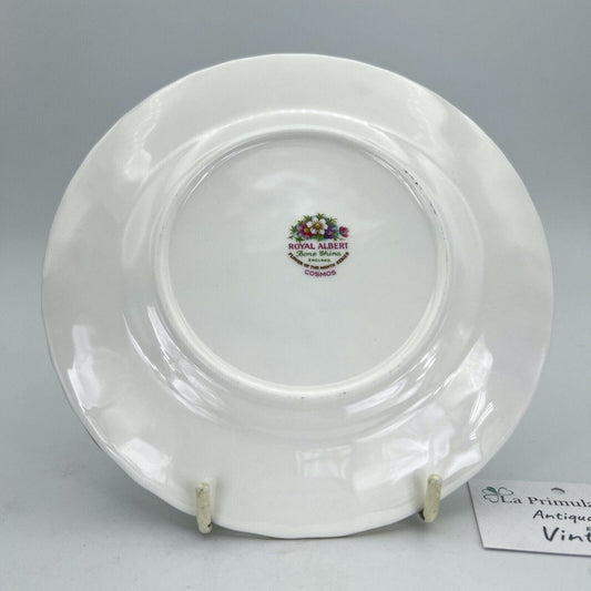 Piattino piatto da dolce per tazza tazzina Royal Albert con mese inglese OTTOBRE Categoria  Servizio tazze - Tazze