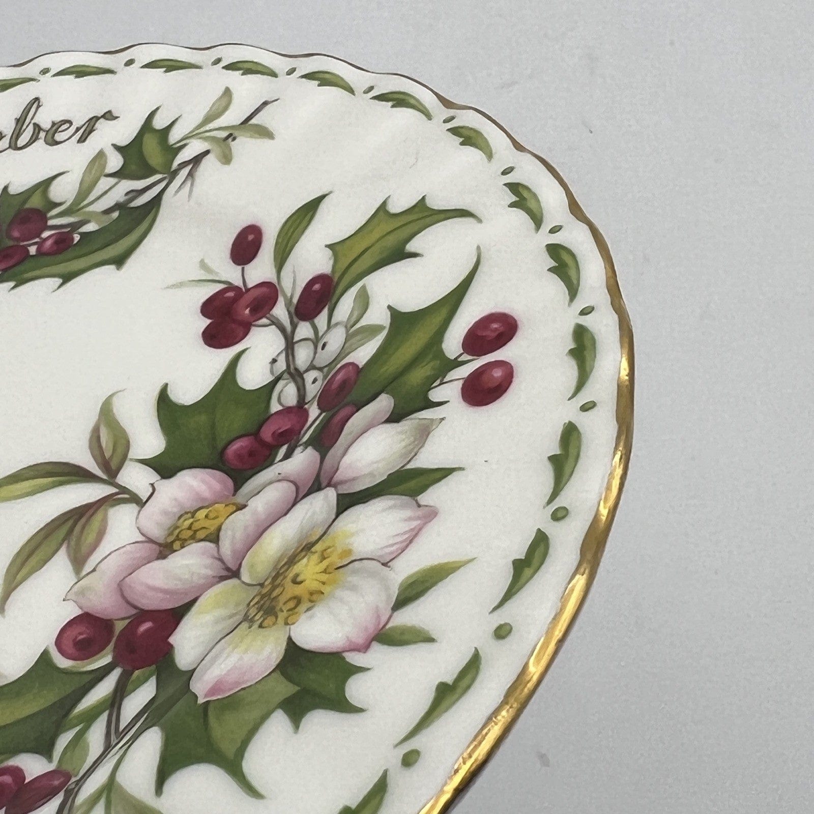 Piattino piatto da dolce per tazza tazzina Royal Albert mese inglese DICEMBRE Categoria  Servizio tazze - Tazze