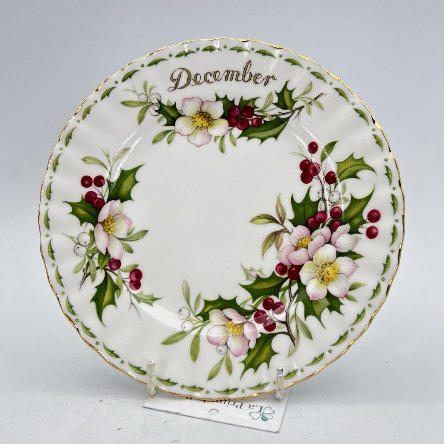 Piattino piatto da dolce per tazza tazzina Royal Albert mese inglese DICEMBRE 16 Categoria  Servizio tazze - Tazze