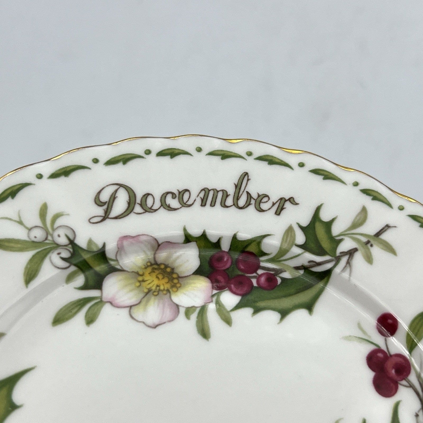 Piattino piatto da dolce per tazza tazzina Royal Albert mese inglese DICEMBRE 16 Categoria  Servizio tazze - Tazze