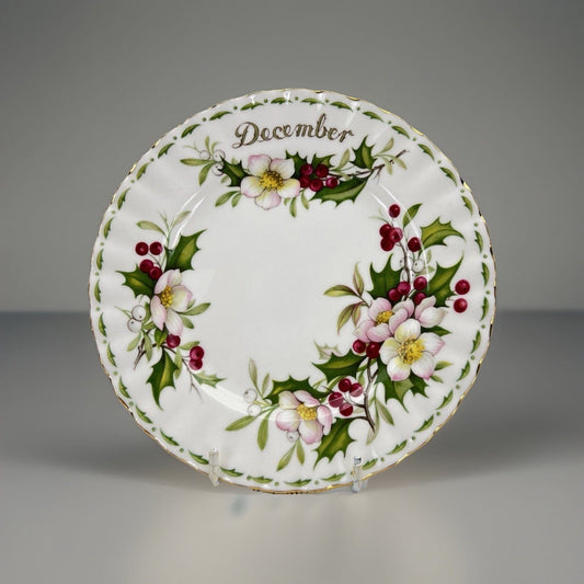 Piattino piatto da dolce per tazza tazzina Royal Albert mese inglese DICEMBRE 70 Categoria  Servizio tazze - Tazze