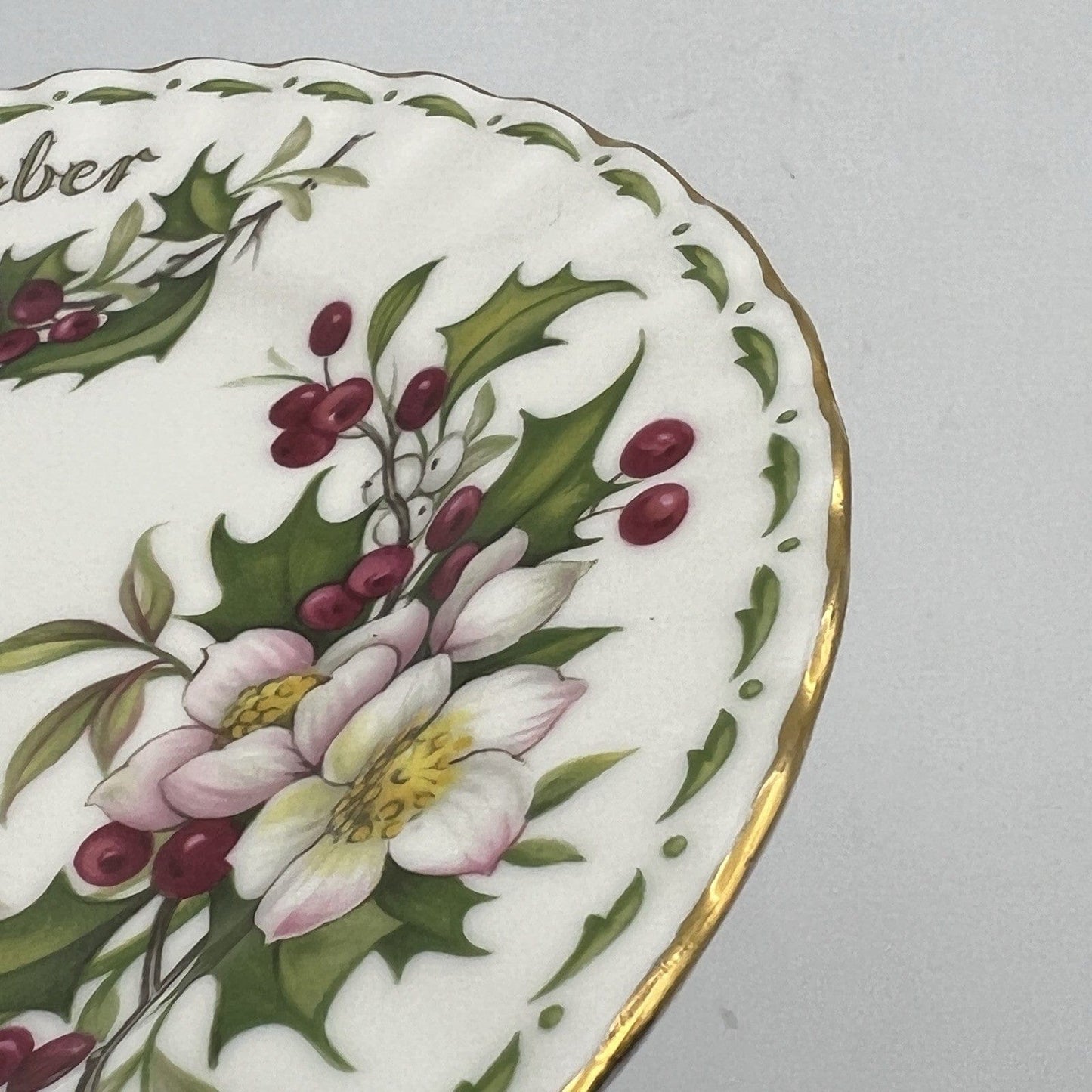 Piattino piatto da dolce per tazza tazzina Royal Albert mese inglese DICEMBRE 70 Categoria  Servizio tazze - Tazze