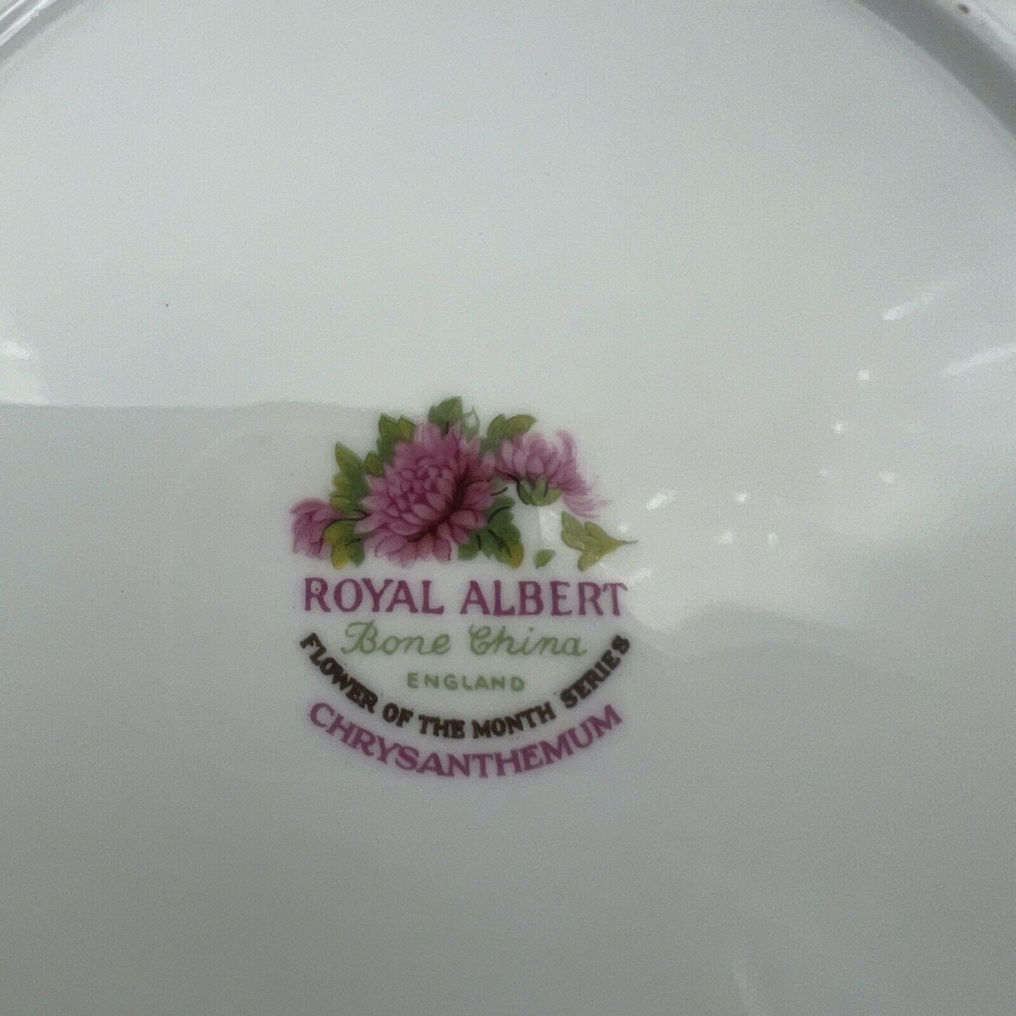 Piattino piatto da dolce per tazza tazzina Royal Albert mese inglese NOVEMBRE Categoria  Servizio tazze - Tazze