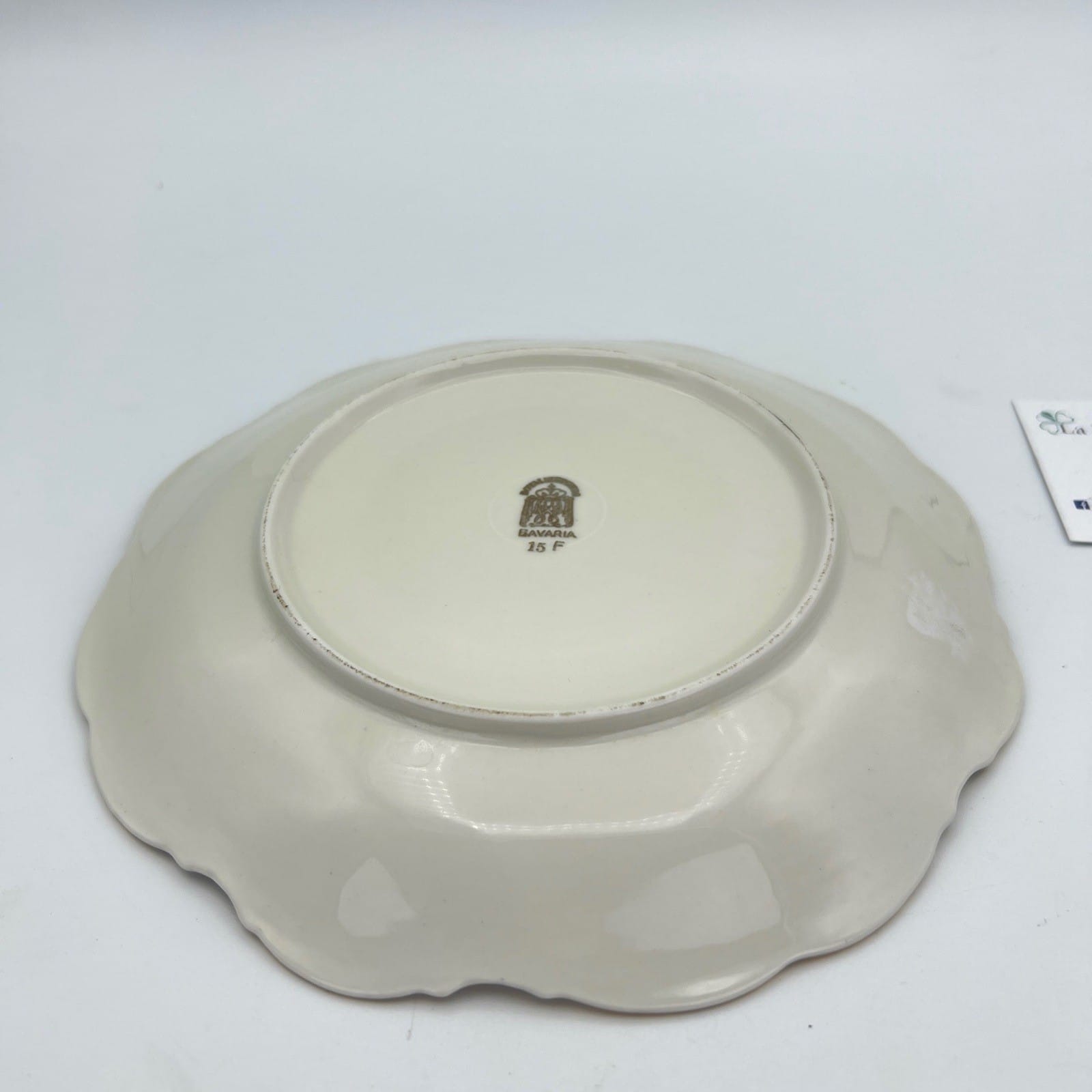 Piatto antico in porcellana Bianca Bavaria Decorativo Prima Comunione con Angeli Categoria  Piatti e Piattini