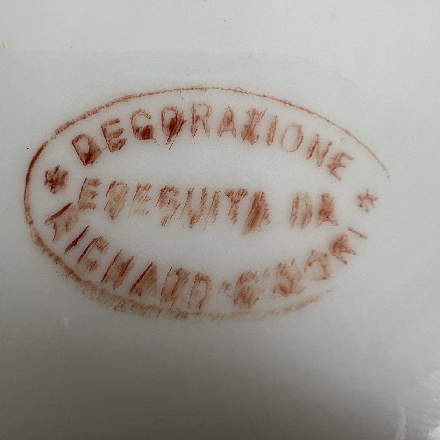 Piatto Antico Richard Ginori in porcellana bianca Vassoio ovale da portata '20 Categoria  Piatti e Piattini