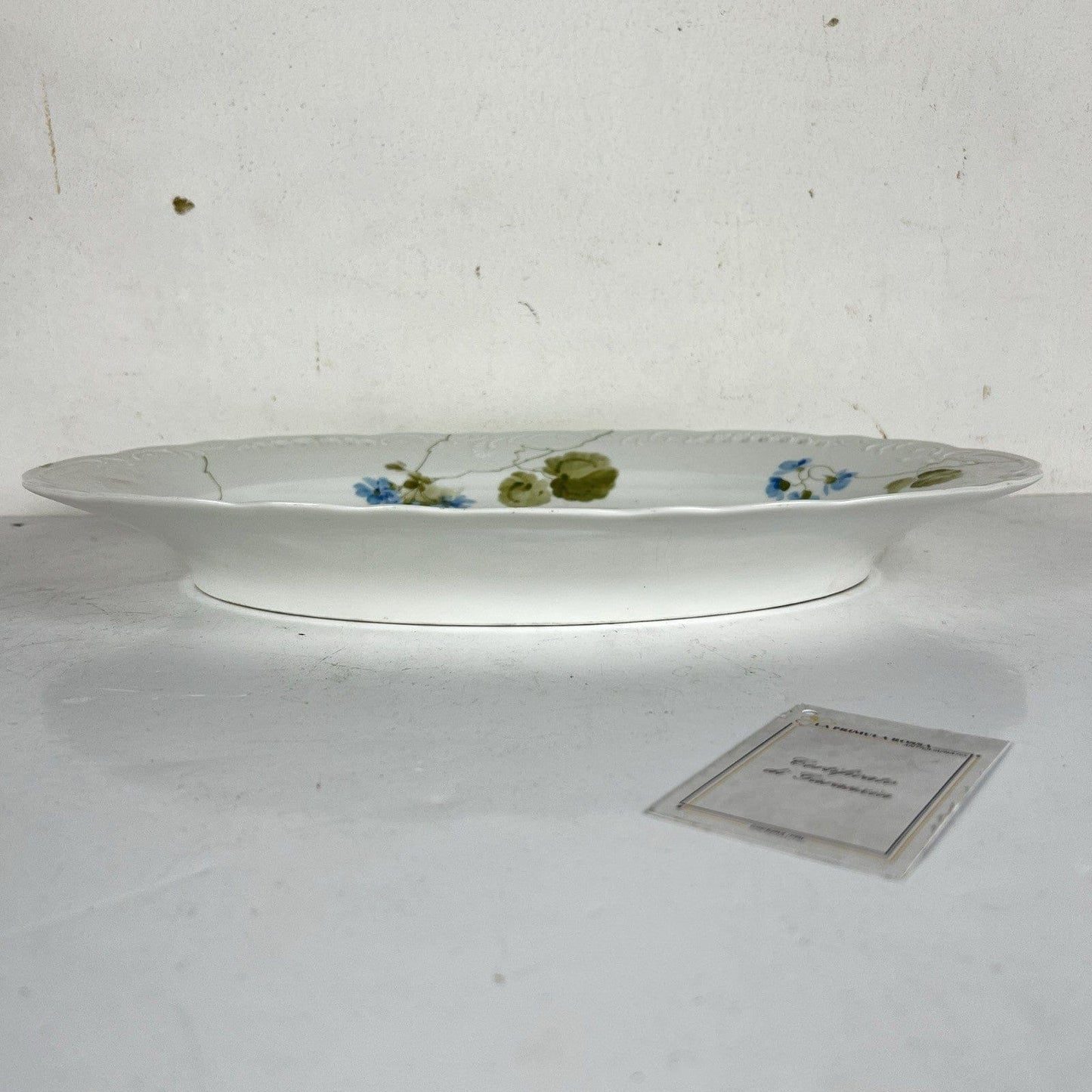 Piatto Antico Richard Ginori in porcellana bianca Vassoio ovale da portata '20 Categoria  Piatti e Piattini