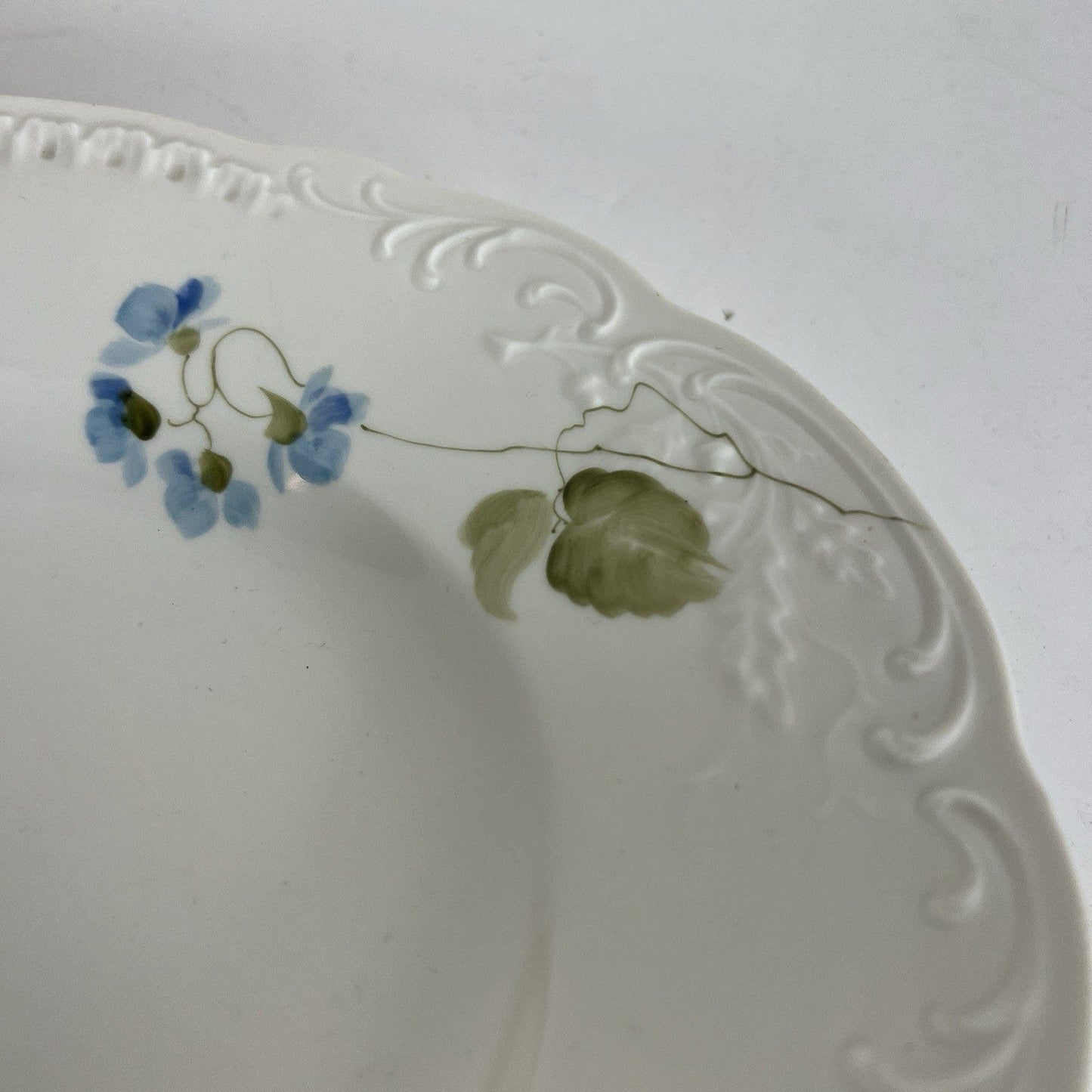 Piatto Antico Richard Ginori in porcellana bianca Vassoio ovale da portata '20 Categoria  Piatti e Piattini