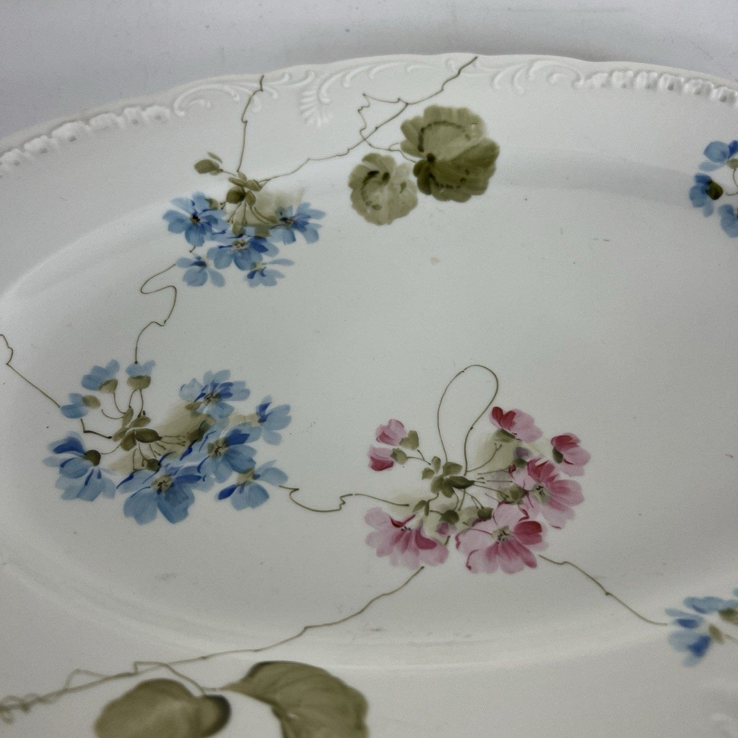 Piatto Antico Richard Ginori in porcellana bianca Vassoio ovale da portata '20 Categoria  Piatti e Piattini