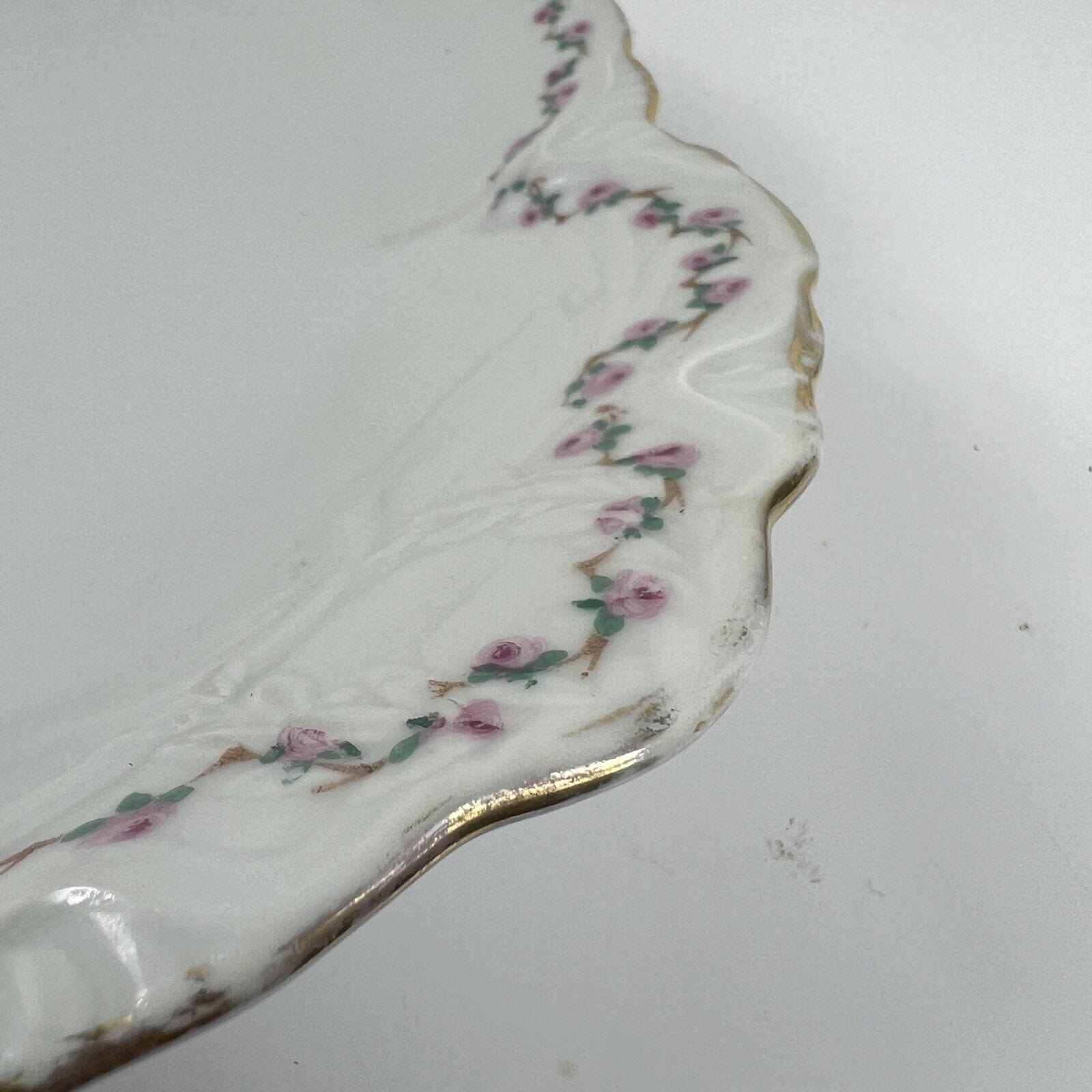 Piatto antico Richard Ginori in porcellana bianca vassoio ovale da portata Rose Categoria  Piatti e Piattini