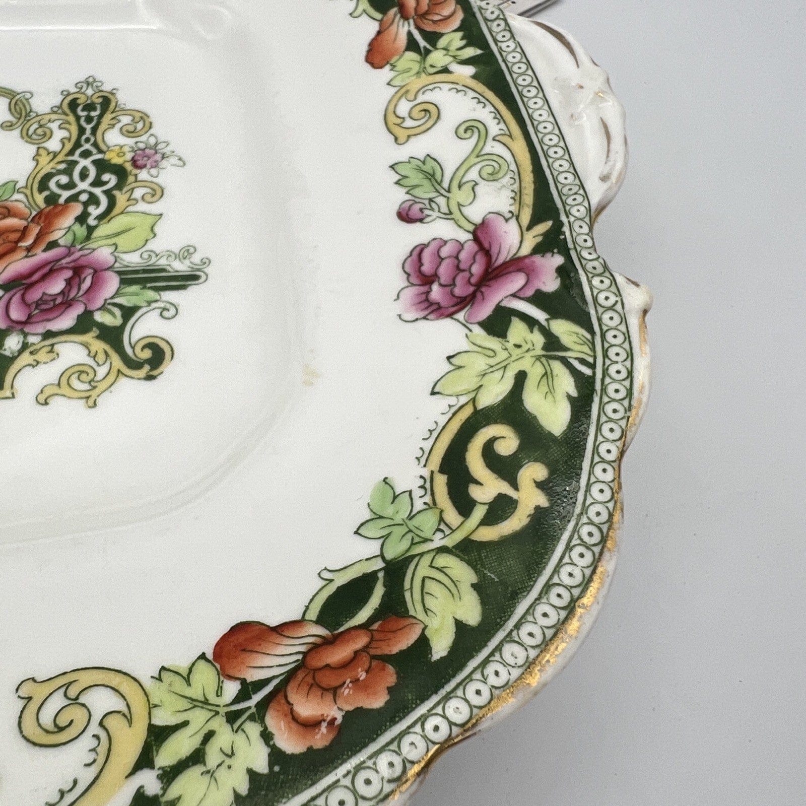 Piatto antico vassoio in porcellana per dolci e frutta da portata Aynsley 900 Categoria  Piatti Vassoio