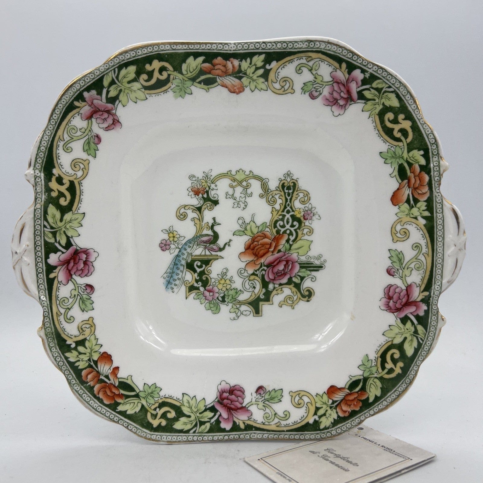 Piatto antico vassoio in porcellana per dolci e frutta da portata Aynsley 900 Categoria  Piatti Vassoio