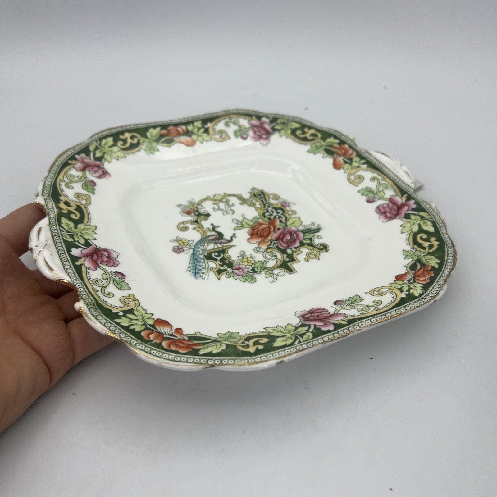 Piatto antico vassoio in porcellana per dolci e frutta da portata Aynsley 900 Categoria  Piatti Vassoio