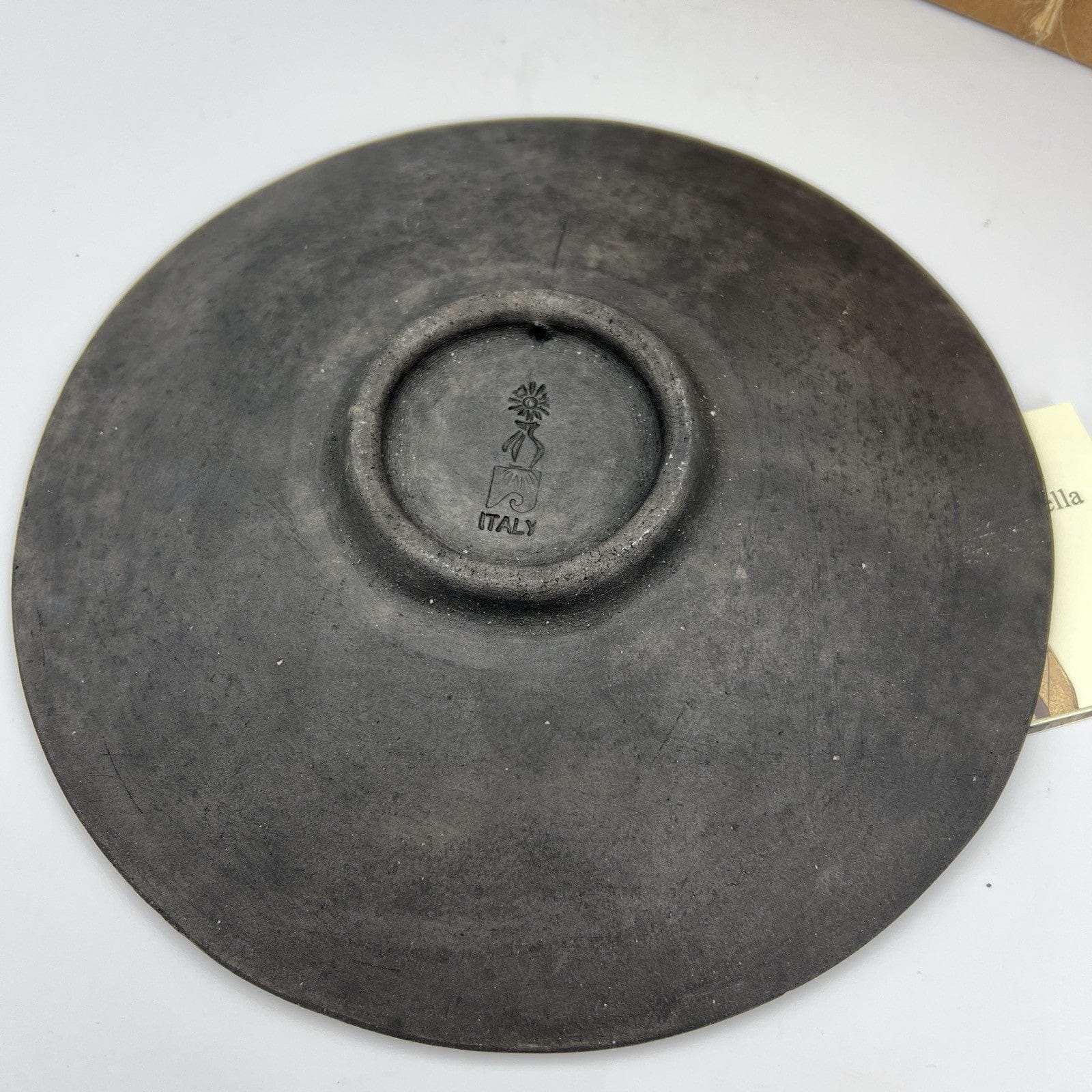 Piatto da collezione in ceramica Albero della Vita Gatto Antonio Zaccarella Raku Categoria  Piatti e Piattini