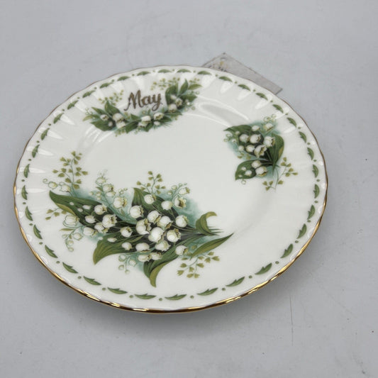 Piatto da dolce per frutta Royal Albert con mese inglese piattino Maggio 16 cm Categoria  Servizio tazze - Tazze