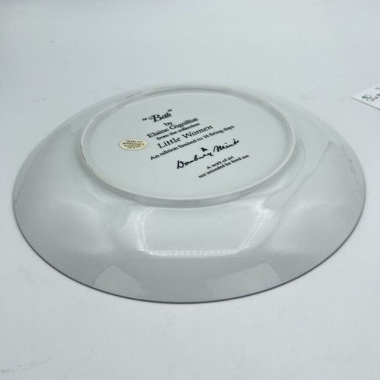 Piatto decorativo Vintage in porcellana Inglese Collezione Piccole Donne Beth Categoria  Ceramiche e Porcellane