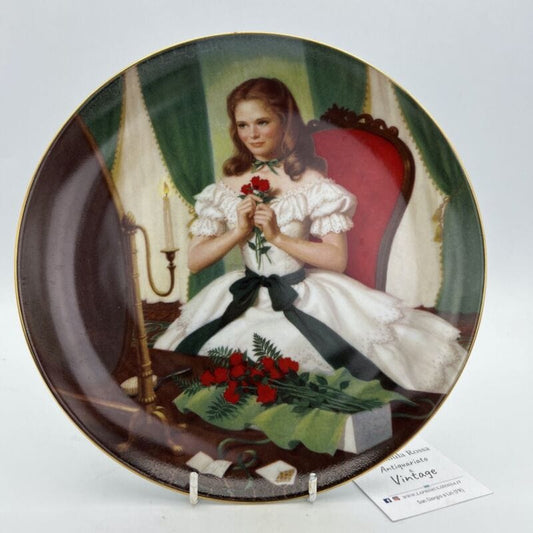 Piatto decorativo Vintage in porcellana Inglese Collezione Piccole Donne MEG Categoria  Ceramiche e Porcellane