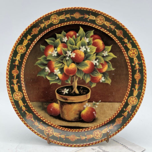Piatto decorativo vintage in porcellana T. Limoges da parete muro frutta Mele Categoria  Piatti e Piattini