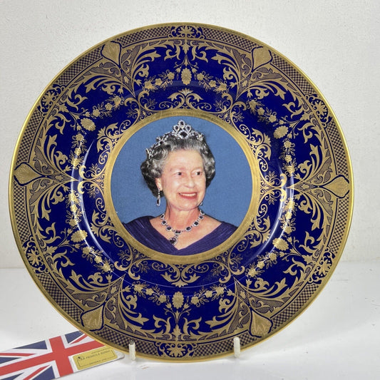 Piatto in Ceramica Inglese Regina Elisabetta Casa Reale Giubileo anno 2002 Categoria  Arte e antiquariato:Porcellana e ceramica:Altro porcellana e ceramica