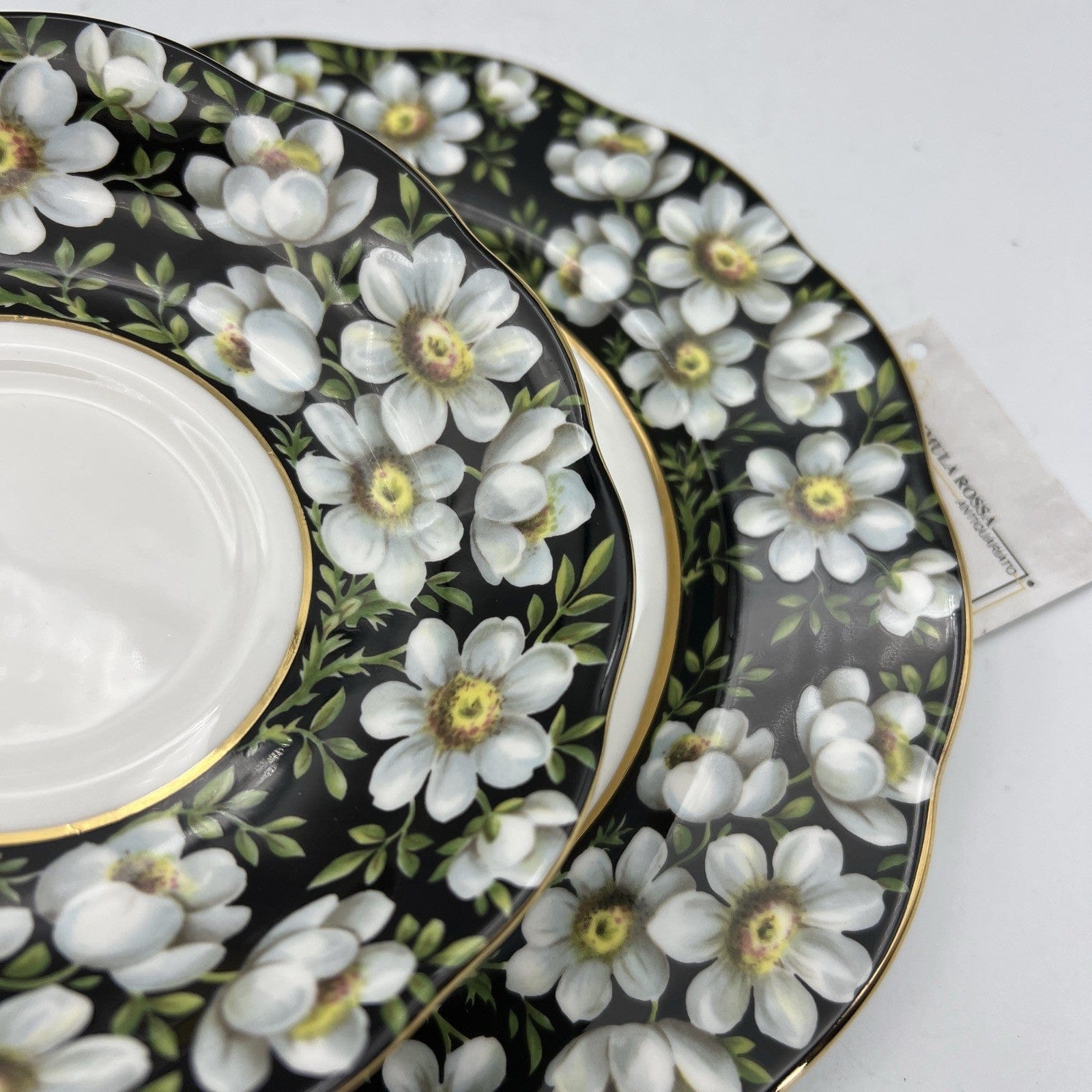 Piatto + Piattino in porcellana Royal Albert Provincial Flowers Fiori Avens Categoria  Piatti e Piattini