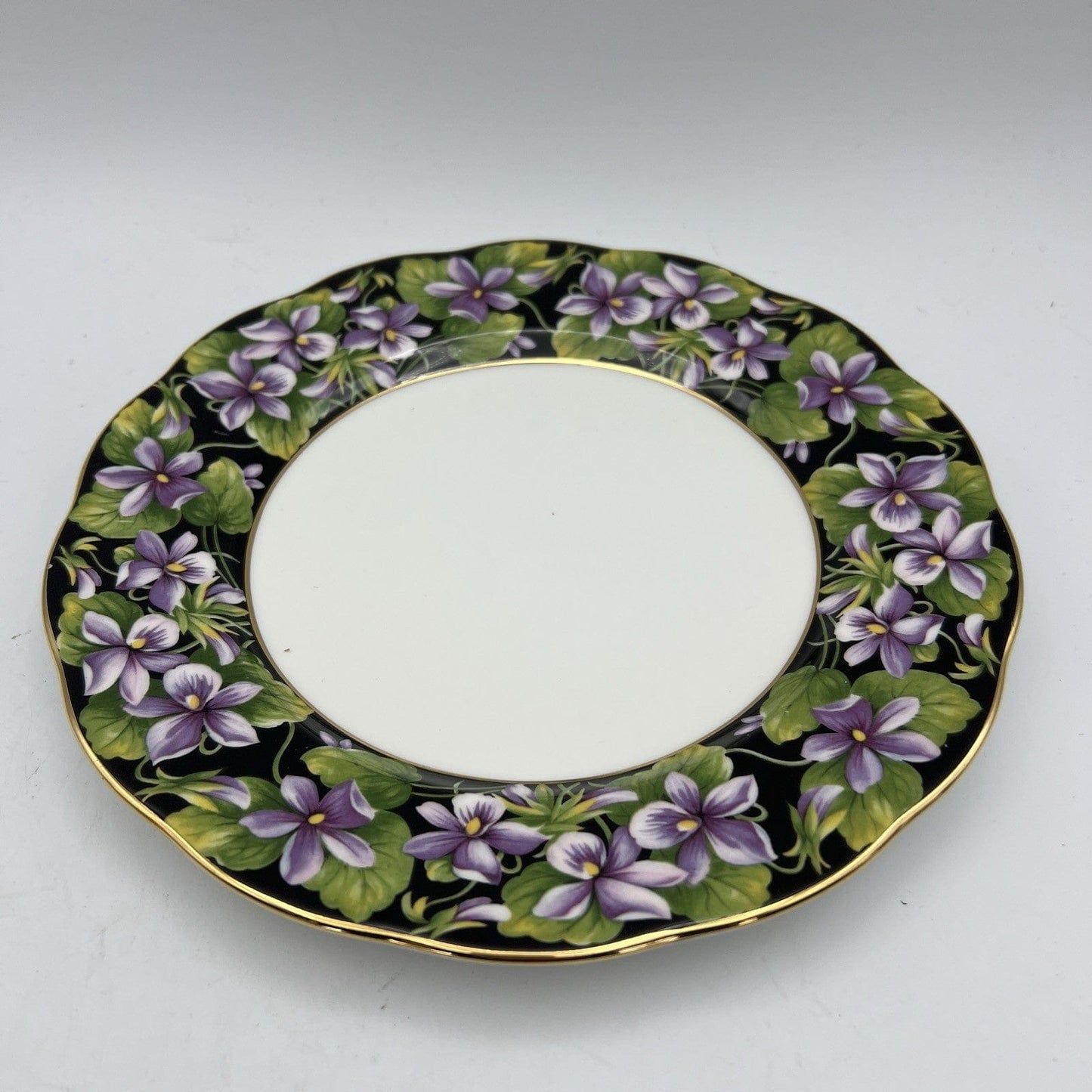 Piatto + Piattino in porcellana Royal Albert Provincial Flowers Fiori Violet Categoria  Piatti e Piattini
