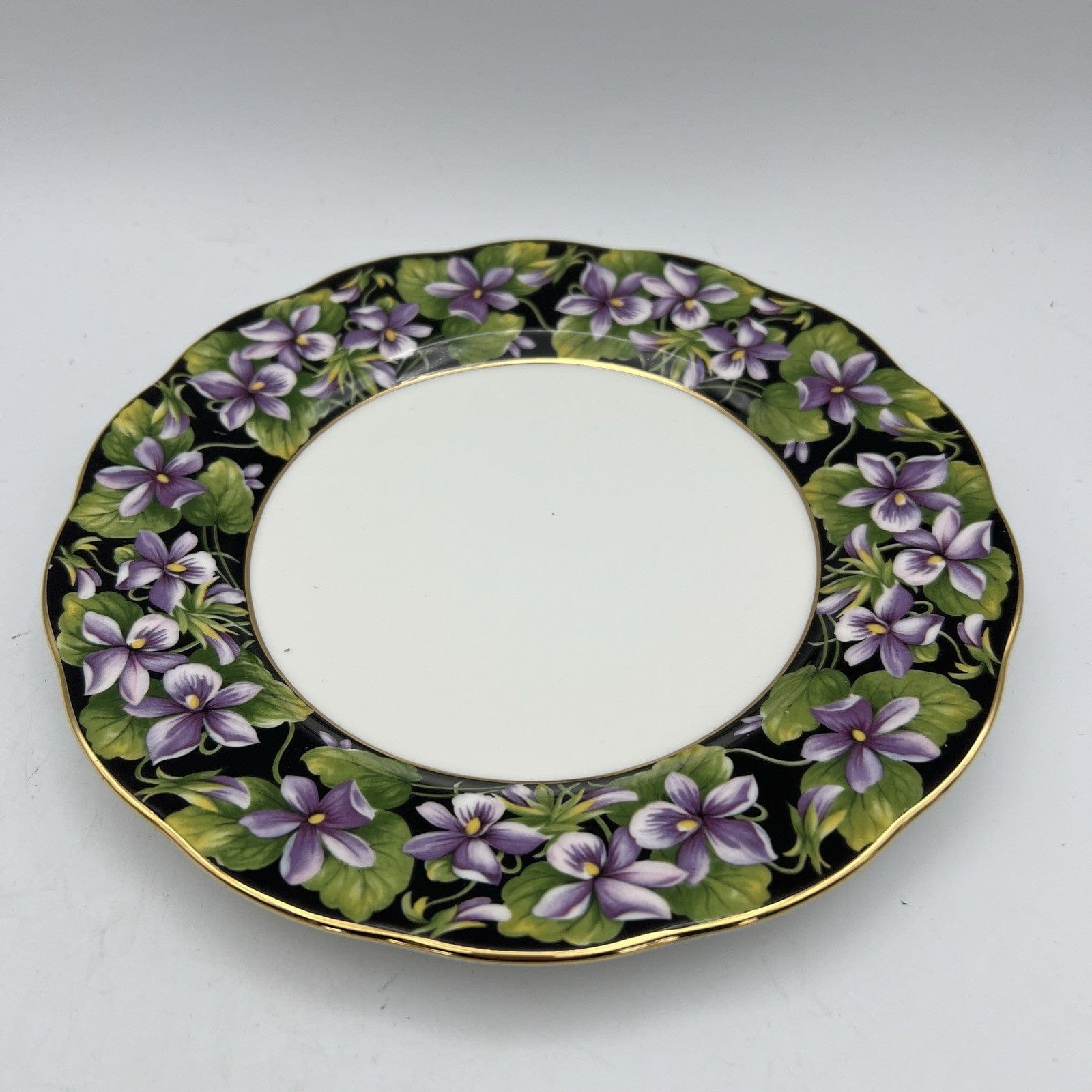 Piatto + Piattino in porcellana Royal Albert Provincial Flowers Fiori Violet Categoria  Piatti e Piattini