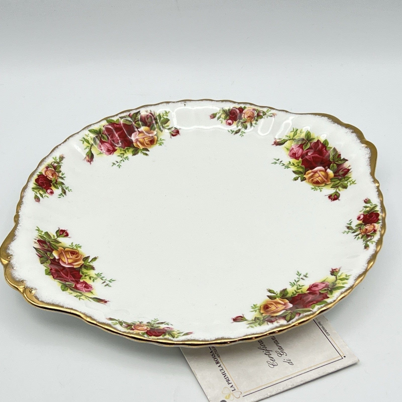 Piatto vassoio in porcellana  Royal Albert da portata decoro Old Country Roses Categoria  Piatti Vassoio