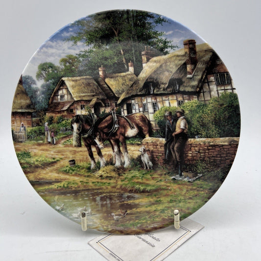 Piatto Vintage decorativo da muro in Porcellana Inglese Wedgwood Pausa Pranzo Categoria  Piatti e Piattini