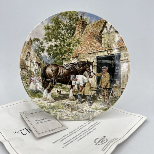 Piatto Vintage decorativo da muro in Porcellana Inglese Wedgwood Scena Campagna Categoria  Piatti e Piattini