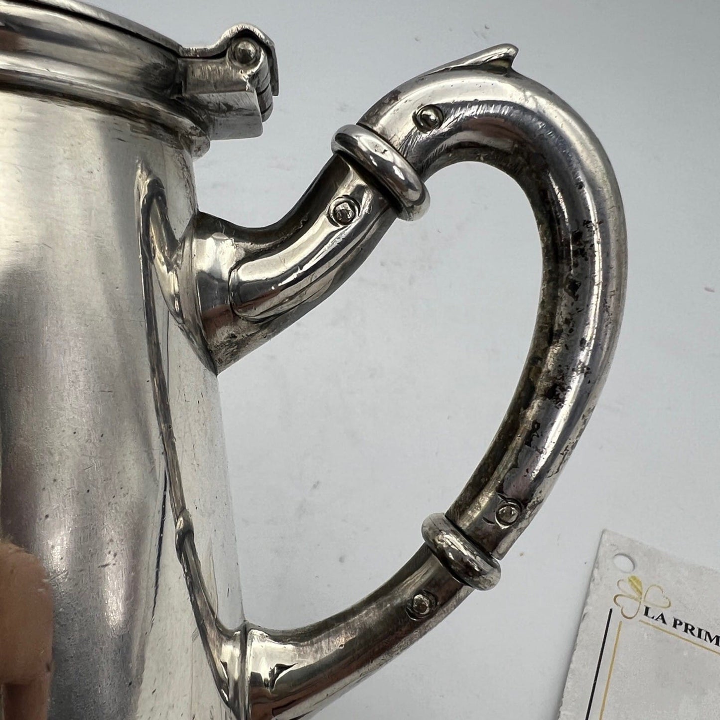 Piccola Caffettiera Antica in argento Silver plated Teiera sheffield Calderoni Categoria  Sheffield & Argento