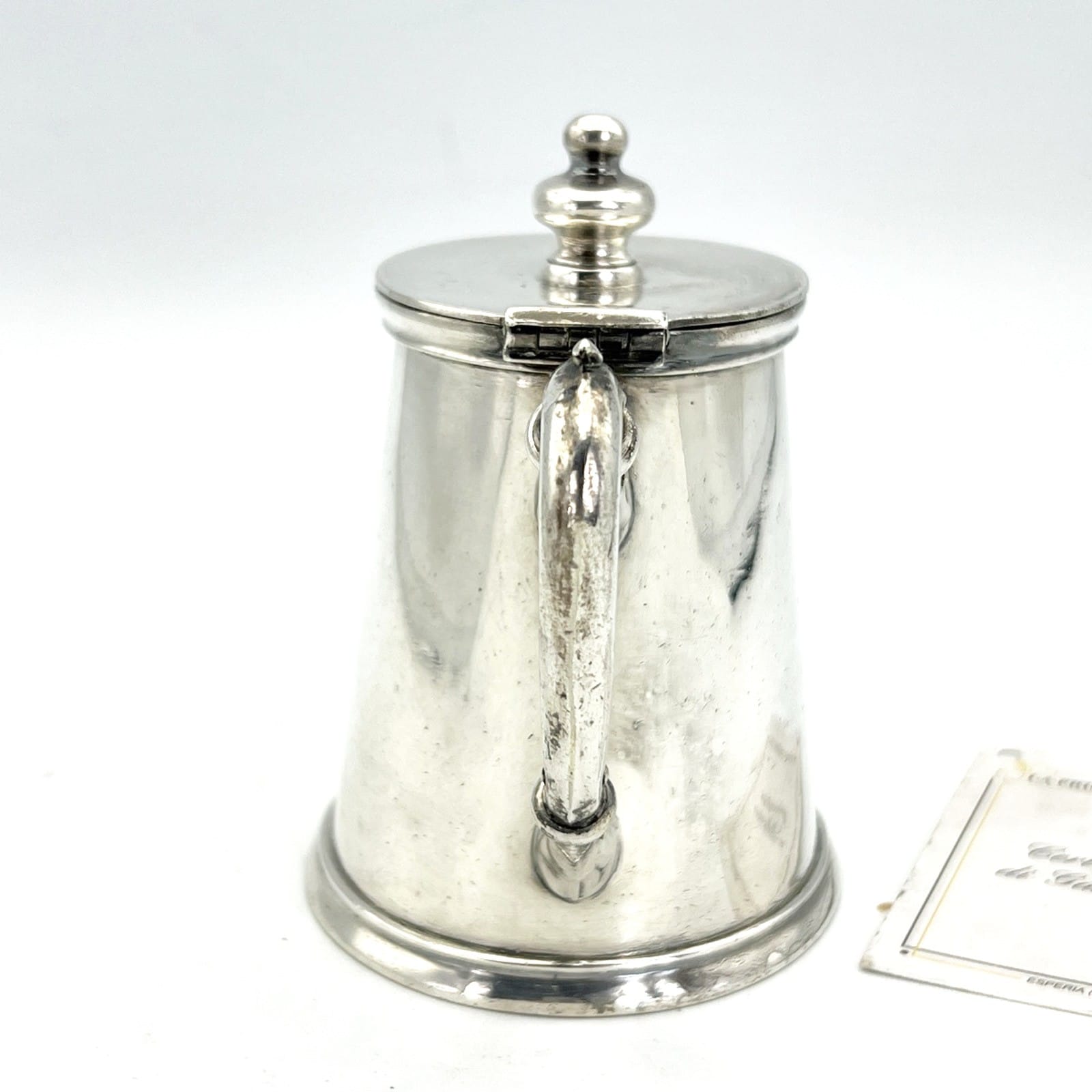Piccola Caffettiera Antica in argento Silver plated Teiera sheffield Calderoni Categoria  Sheffield & Argento