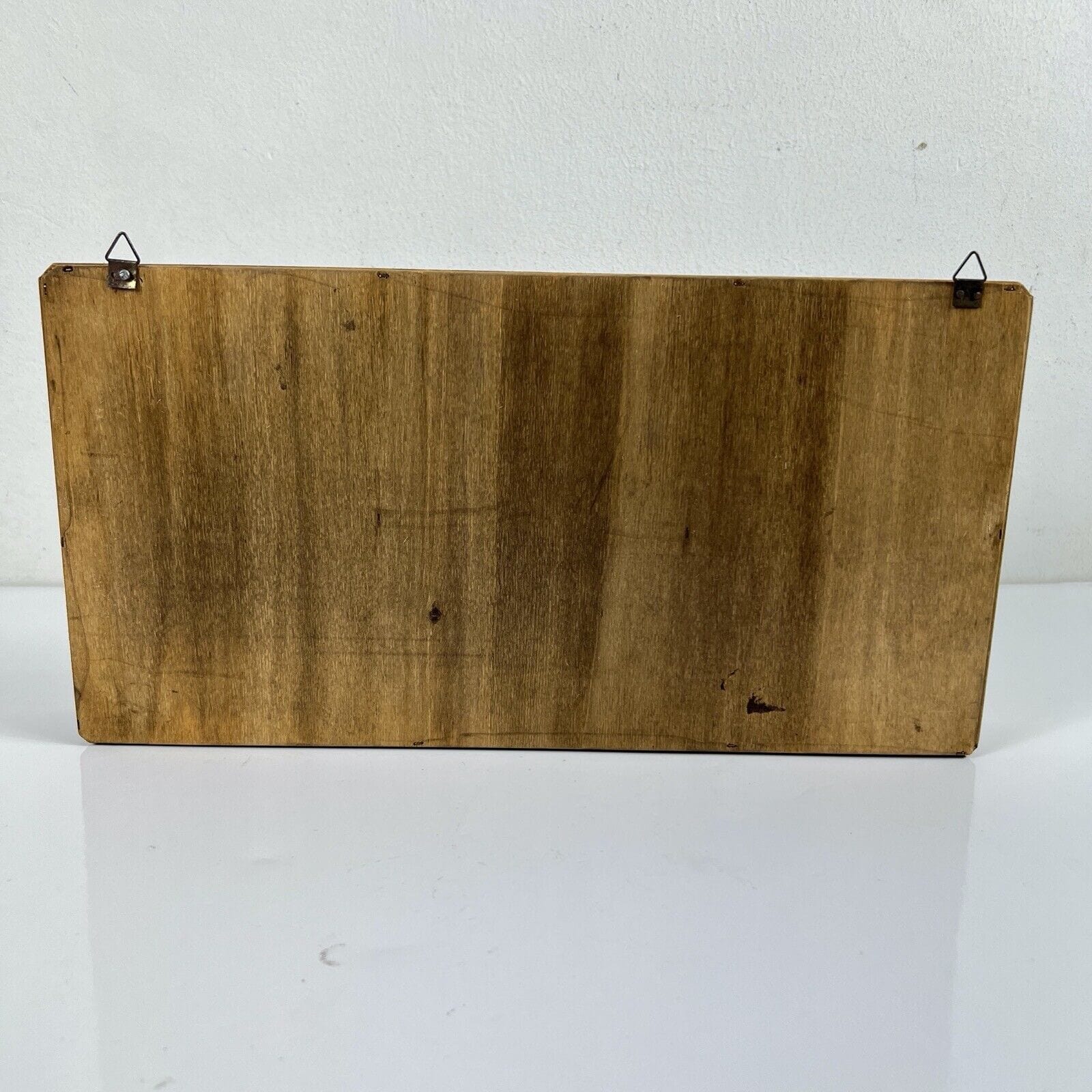Piccola Mensola espositore porta cassette musicali da parete in legno vintage Categoria  Mensole