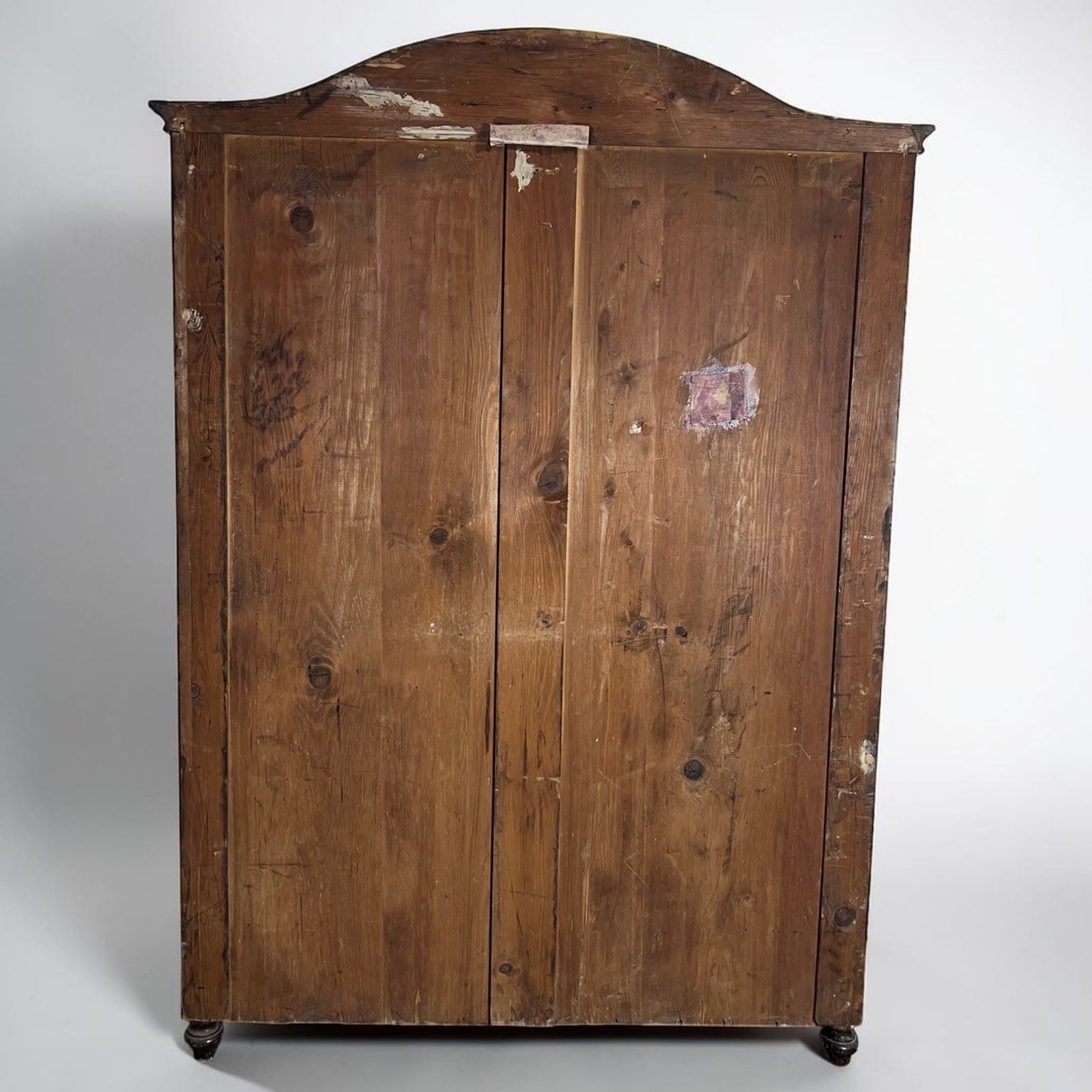 Piccolo Armadio guardaroba antico 2 ante armadietto epoca 800 in legno di noce Categoria  Servante - Servantini