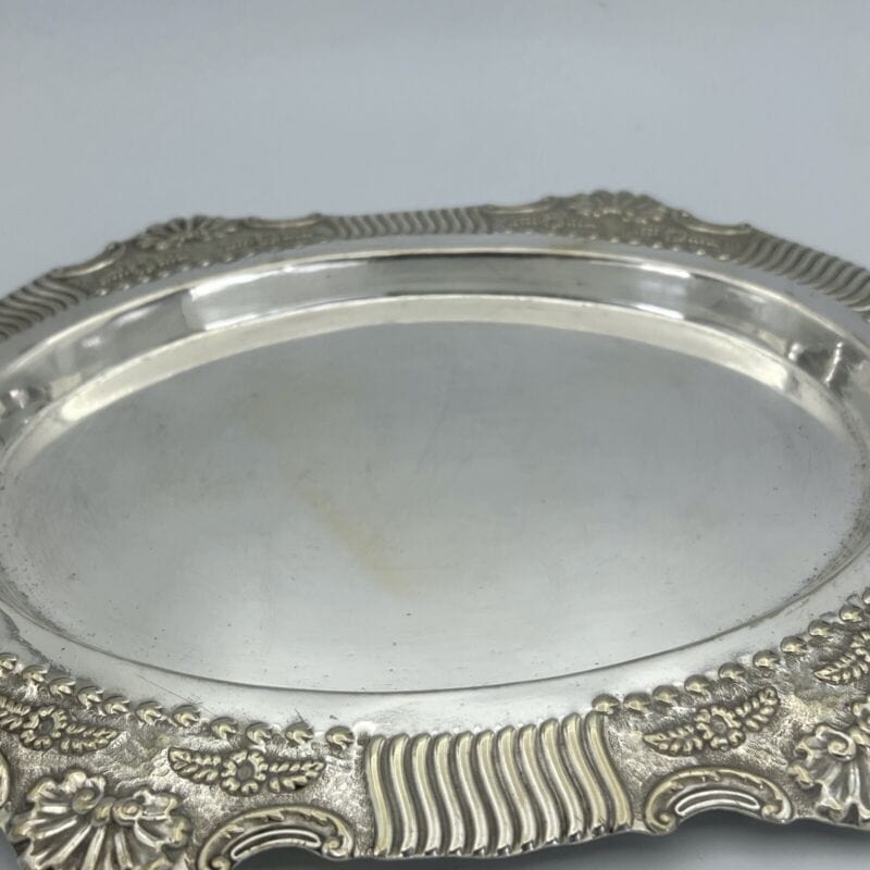 Piccolo Vassoio in argento sheffield antico silver plated da tavola epoca 800 Categoria  Sheffield & Argento