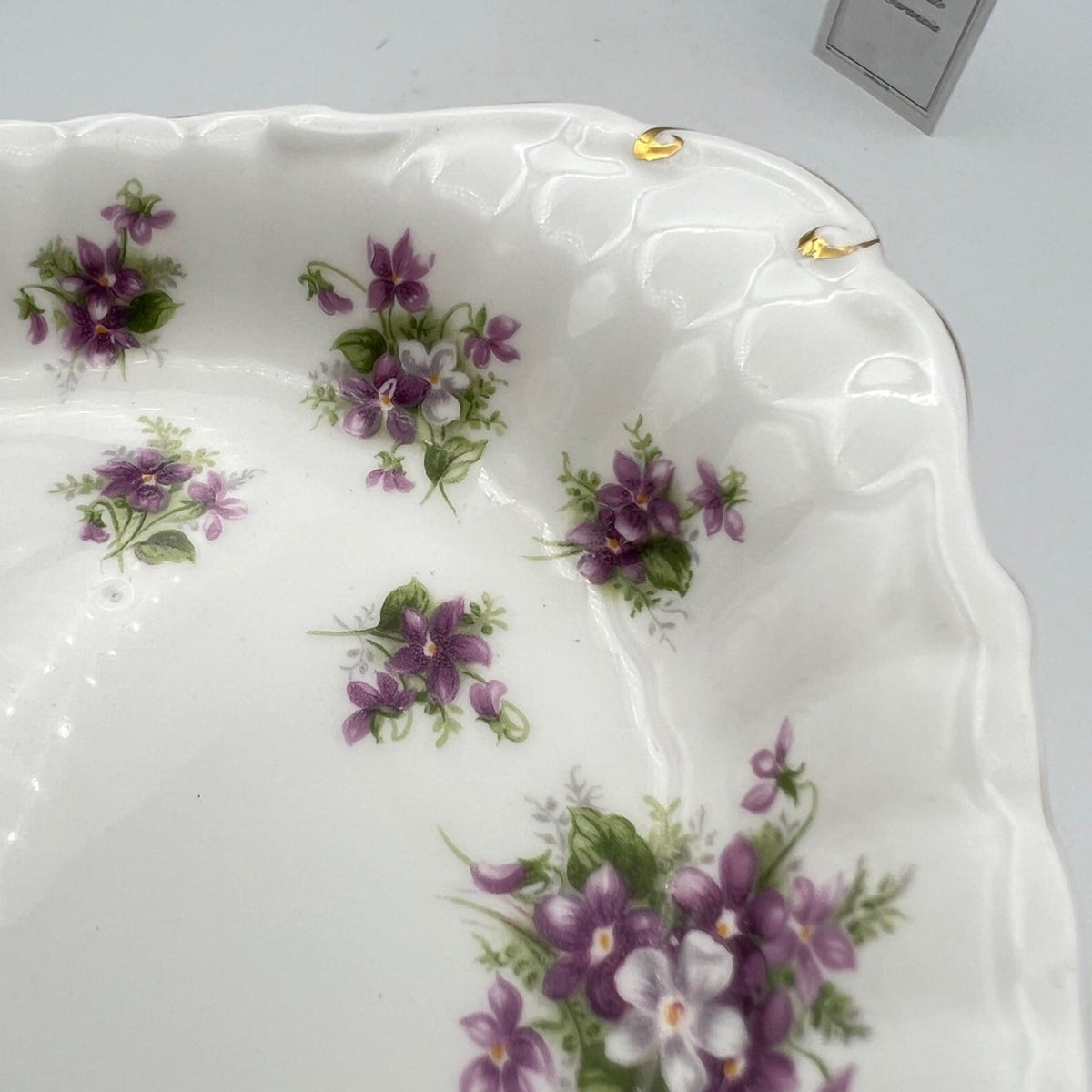 Piccolo Vassoio ovale piatto in porcellana Royal Albert Sweet Violets Violette Categoria  Piatti Vassoio
